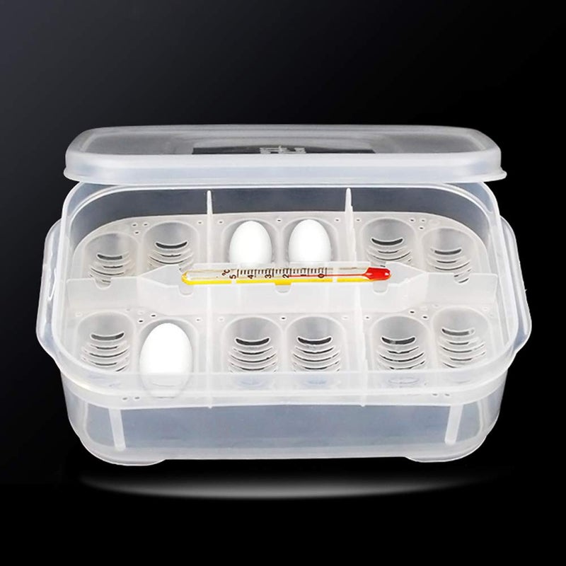 OMEM Reptile Breeding Box, Reptile Egg Incubators, Hatchery Box, for Hatching Gecko, Lizards, Lions Mane, Reptiles (Thermometer, Transparent Box) - Image 5
